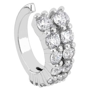 Lykka Casuals Double ear cuff örhänge med zirkoniastenar  main product photo