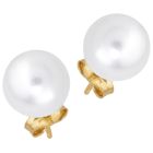 Lykka Pearls guld pärlörhängen i 9K guld 8,5 mm