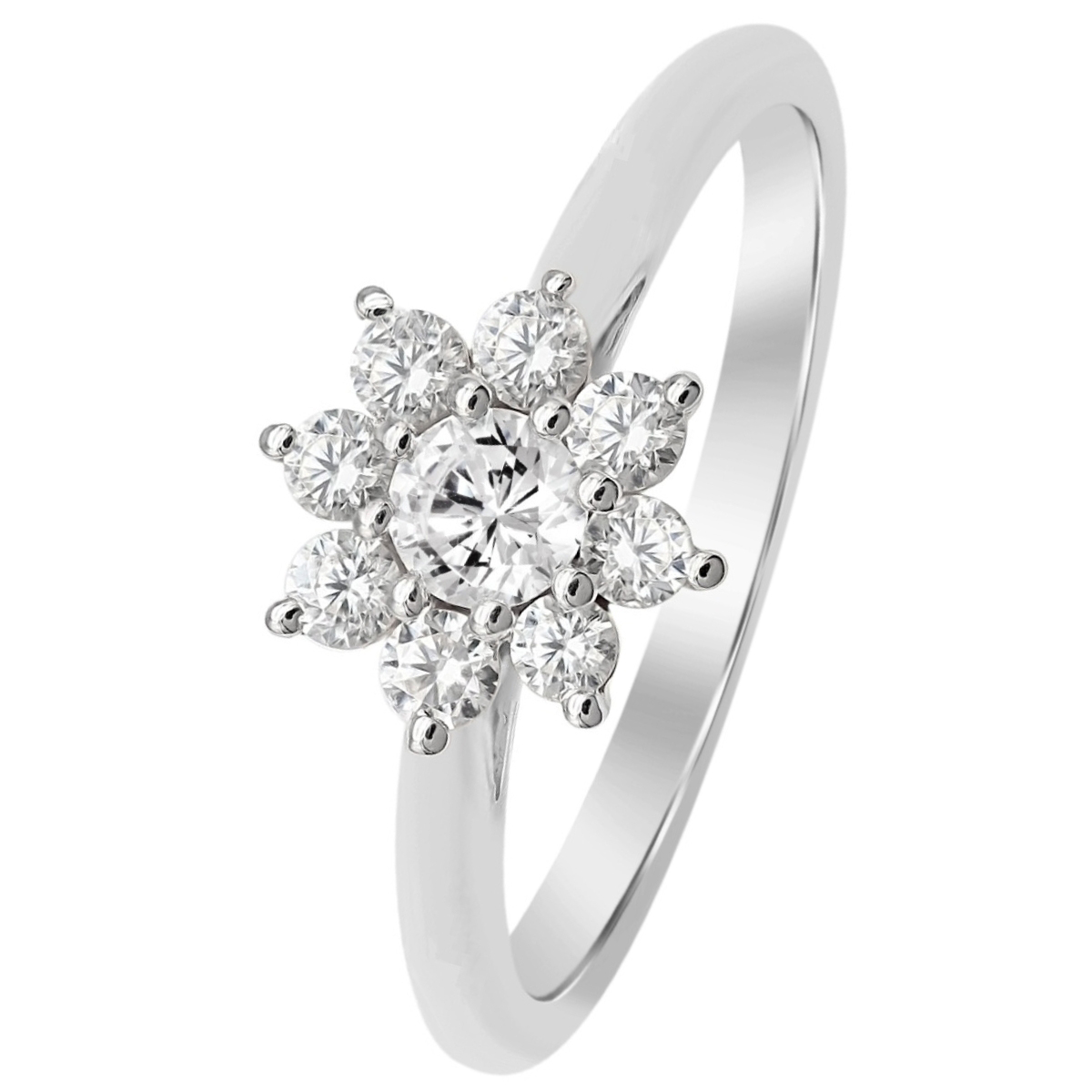 Lykka Elegance blomma diamantring 0,52 ct