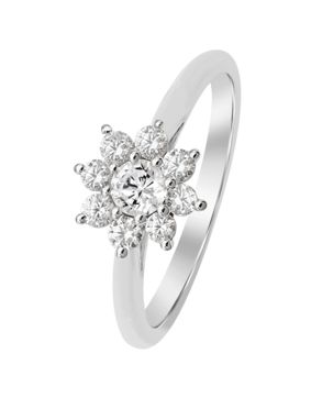 Lykka Elegance blomma diamantring 0,52 ct