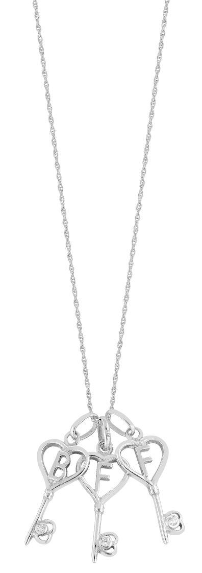 Lykka Hearts BFF delat vänskapshalsband