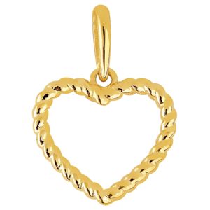 Lykka Hearts öppet hjärta hängen i gul guld main product photo