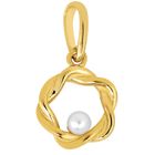 Lykka Pearls knut pärlhängen i gul guld