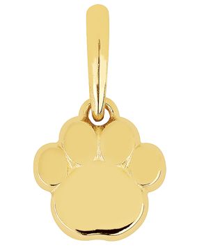 Lykka Symbols blakpolerat tass hängen i gulguld