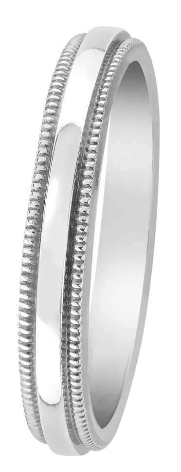 Lykka Casuals hopeasormus JTR-20107228/3, (MILL), RH, .925-200