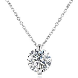 Lykka Casuals enstens silver halsband 6 mm main product photo