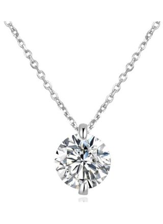 Lykka Casuals enstens silver halsband 6 mm
