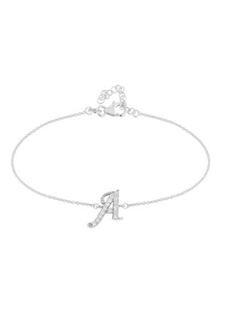 Lykka Symbols bokstavsarmband silver