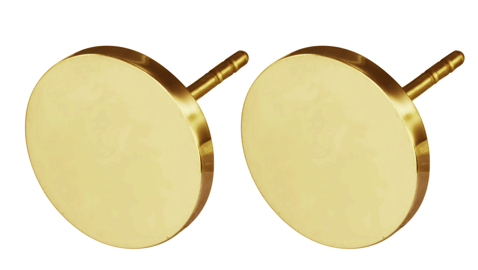 Lykka Strong guldfärgad stiftörhängen stål