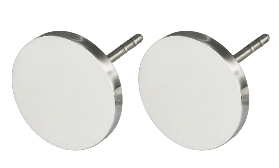 Lykka Strong silverfärgad stiftörhängen stål 