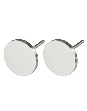 Lykka Strong silverfärgad stiftörhängen stål