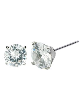 Lykken Trend solitaire örhängen stål