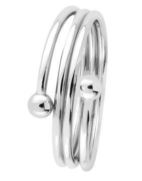 Lykka Casuals tunn silverring