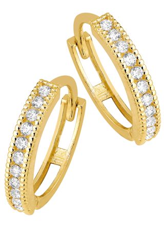 Lykka Casuals örhängen i guld