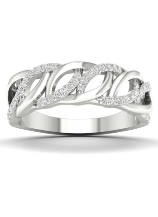 Lykka Elegance diamant-vitguld ring