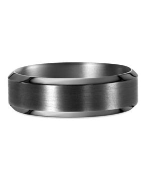 Lykka Strong slät rak tantalumring 5 mm