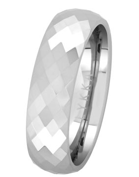 Lykka Strong tungsten ring halvrund 6 mm