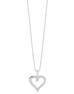 Lykka Hearts silverhalsband med hjärta