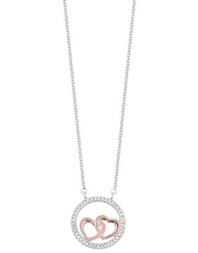 Lykka Hearts silverhalsband med hjärta