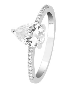 Lykka Casuals päron flerstens silverring