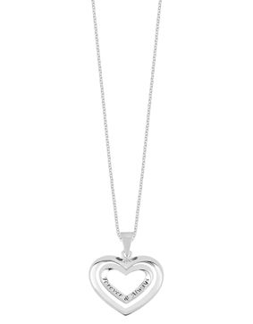 Lykka Hearts silverhalsband med hjärta