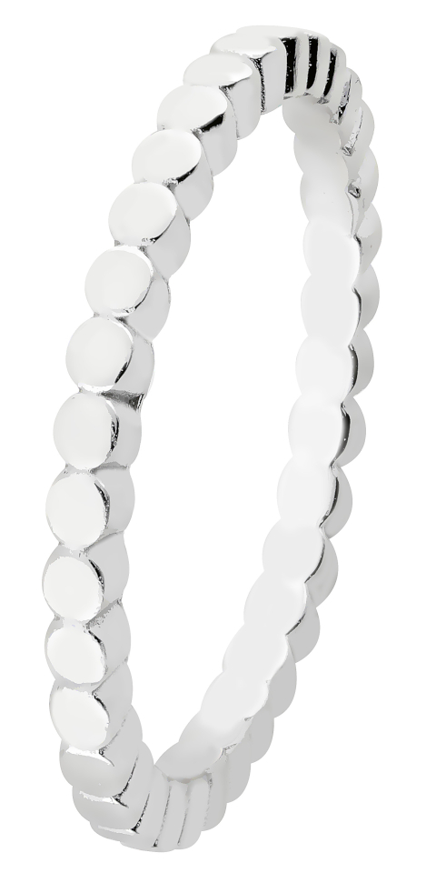 Lykka Casuals silverring i kultråd