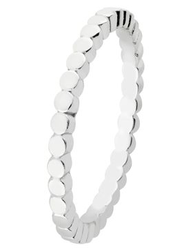 Lykka Casuals silverring i kultråd