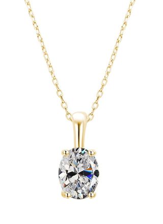 Lykka Symbols Födelsesten halsband april  42+3cm