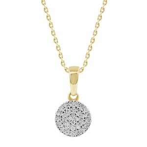 Lykka Elegance pavè diamanthalsband 42+3cm main product photo