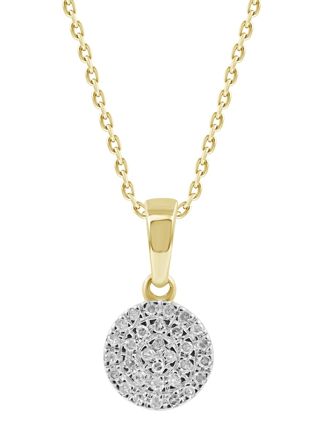 Lykka Elegance pavè diamanthalsband 42+3cm