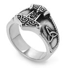Lykka Viking Mjölnir stålring 21.5 mm