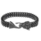 Lykka Viking Fenrir stålarmband 12 mm 23 cm