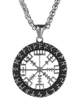 Lykken Viking halsband 60 cm 3.8 x 3.8 cm