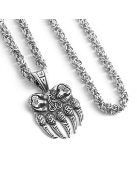 Lykka Viking Varg tasse 60 cm berlock 3.9 x 3,4cm