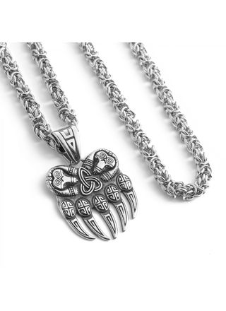 Lykka Viking Varg tasse 60 cm berlock 3.9 x 3,4cm