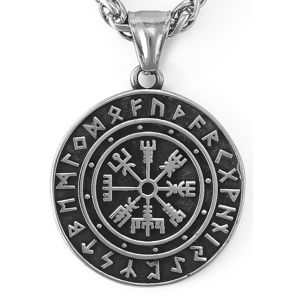 Lykka Viking stålhalsband 60 cm 4 x 4 cm main product photo