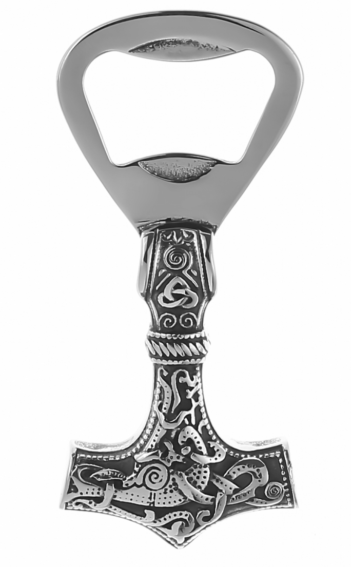 Lykka Viking stål flasköppnare 70 x 31 mm