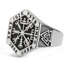 Lykka Viking Vegvisir stålring 20.0 mm