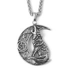 Lykka Viking Varg stålhalsband 60 cm 5.9 x 3.9 cm