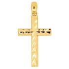 Lykka Crosses diamantslipat hängsmycke Kors i gul guld