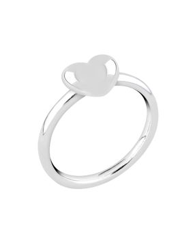 Lykken Hearts silverring