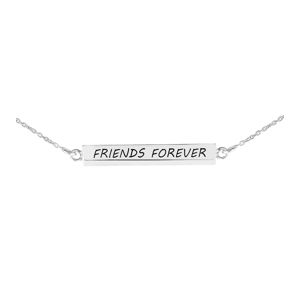 Lykka Symbols Friends forever platta halsband main product photo