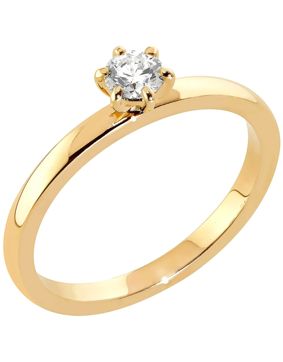 Sandberg Kastepisara diamantring krona M-34k