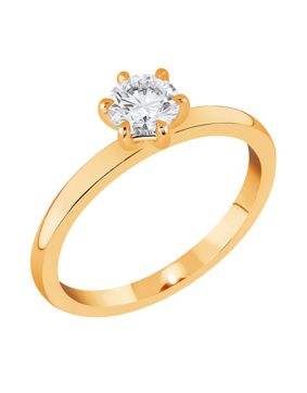 Sandberg Kastepisara labbodlad diamant ring 0.50ct M-35k-SYN