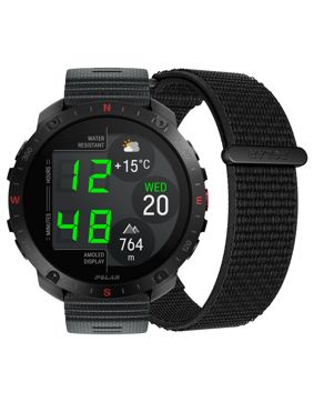 Polar Grit X2 Pro Black Hook & Loop