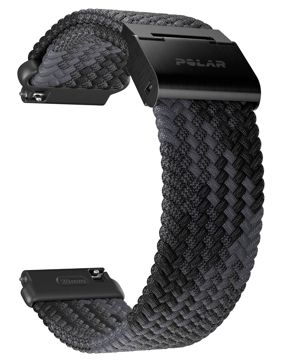 Polar Braided Yarn 20 mm armband svart