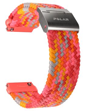 Polar Braided Yarn 20 mm armband röd