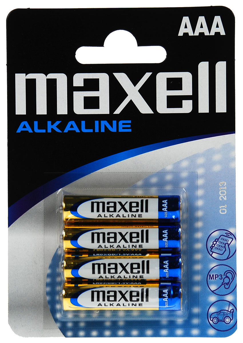Maxell LR03 (AAA) batterier 4-Pack