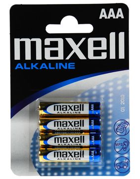 Maxell LR03 (AAA) batterier 4-Pack