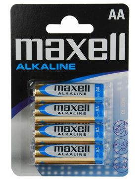 Maxell LR06 (AA) batterier 4-Pack